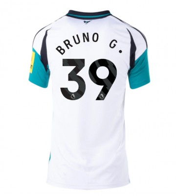 Newcastle United Bruno Guimaraes #39 Segunda Equipación Mujer 2024-25 Manga Corta